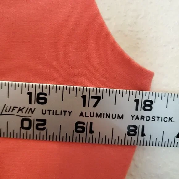 Lauren Ralph Lauren Dress Sleeveless Coral Beige Pleated Women’s Size 10 Lined - Picture 14 of 14